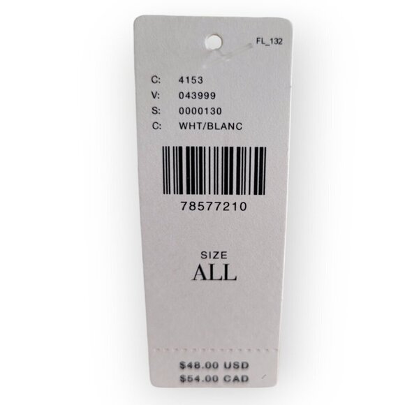 Anthropologie Maeve Fuzzy White 10-foot Scarf NWT - Picture 3 of 8